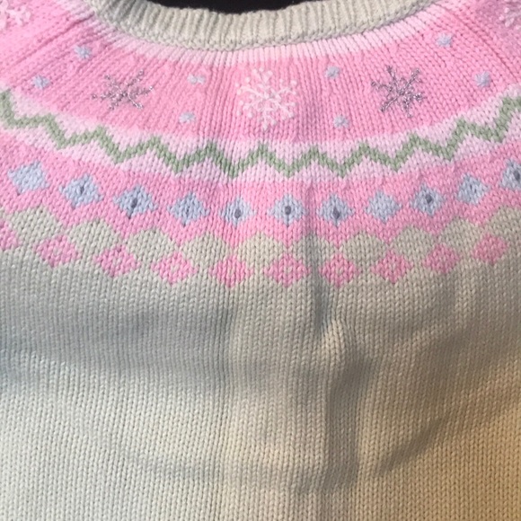 Gymboree cardigan sweater with snowflakes, girl 2T - Picture 5 of 6